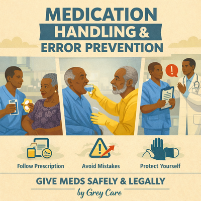 Medication Handling, Safety & Error Prevention Course